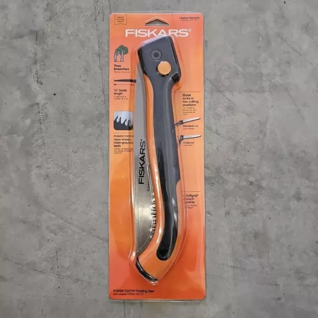 Fiskars Power Tooth Folding Saw 10 Inch C6FLR