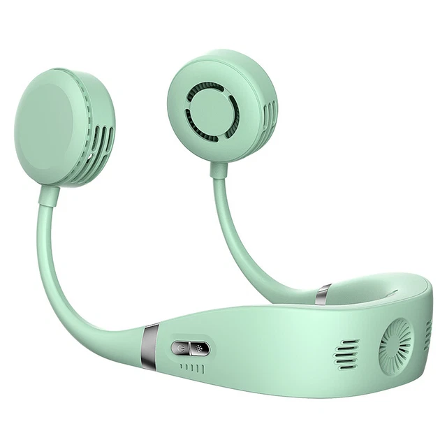 Ventilateur de sport suspendu personnel portable main libre USB rechargeable