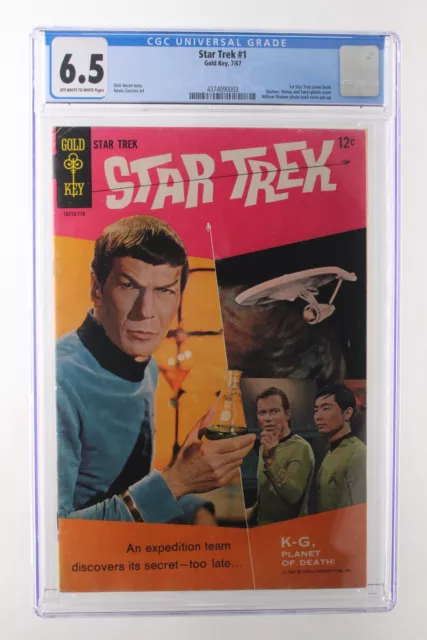 Star Trek #1 - Gold Key 1967 CGC 6.5 1st Star Trek comic book