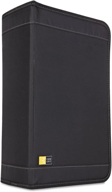 Case Logic CDW 128T CD Wallet Black - 136 Disc Capacity - Fast File System