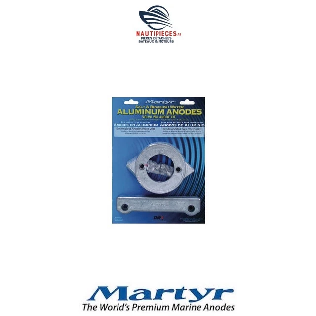 CM280KITA KIT ANODES Alu Embase Z Drive Volvo Penta 280 Simple Helice