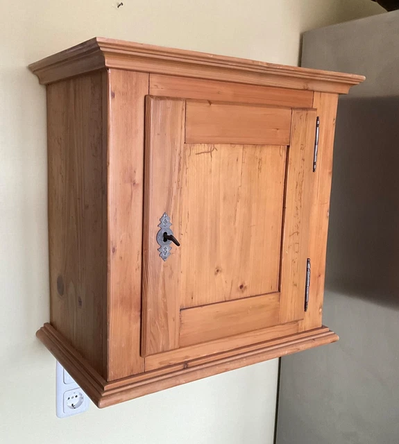 Antikes Medizin Schränkchen Weichholz Wandschrank ca. 1900