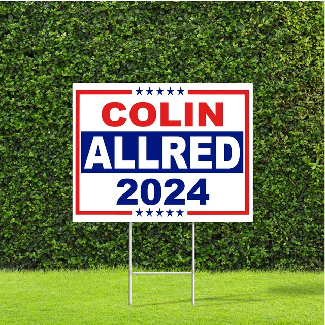 COLIN ALLRED TEXAS U S Senate 2024 campaign button pin 4.07 PicClick CA