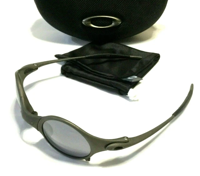 RARE OAKLEY MARS SUNGLASSES X Metal w/ Frames Black Iridium Lenses S# M024392