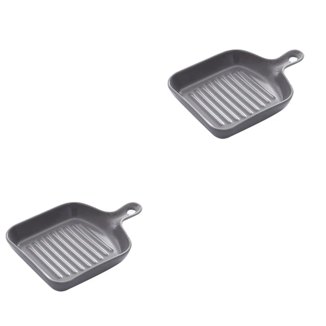 2 PIEZAS Parrilla Cuadrada Recubrimiento Antiadherente Plato Adhesivo