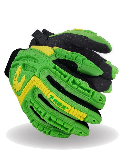 TRX641-M T-REX TRX641 Slim-Fit Mechanic S Style Impact Glove Cut Level 4, X-, Hi