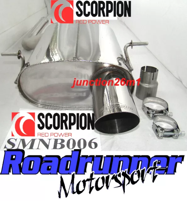 Scorpion Mini Cooper R56 Back Box Rear Silencer Exhaust Stainless Steel MK2 1.6
