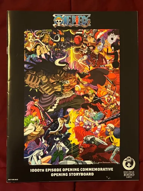 ONE PIECE Episode 1000 2set Special Poster Weekly Shonen JUMP 2021  No.3.4.5.6