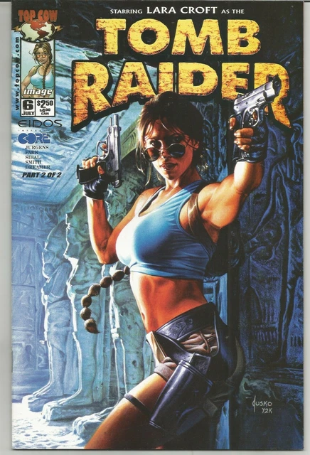 TOMB RAIDER (The Series) - Vol. 1 No. 06 (July 2000) ~ LARA CROFT [Painted Cover