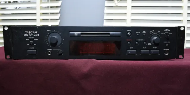 Tascam MD-301 MKII Mini Disc Player Recorder HiFi Separate 22-02