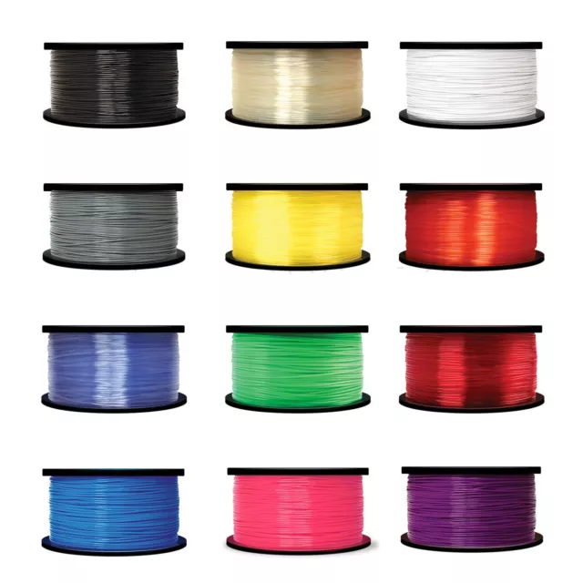 Filament d'imprimante 3D 1 kg/2,2 lb 1,75 mm 3 mm ABS PLA PETG bois TPU MakerBot RepRap