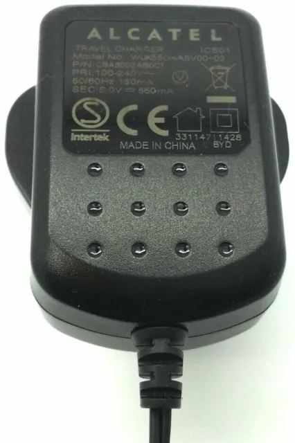 Véritable Alcatel Micro USB Secteur Chargeur Pixi 4 (5.0) (6) PA-5V550MA-015
