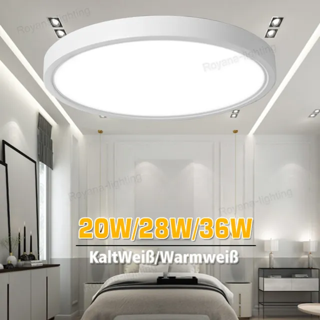 LED Deckenleuchte Deckenlampe Bad Badezimmer-Lampe Küche Flur lampe 12W-36W DHL
