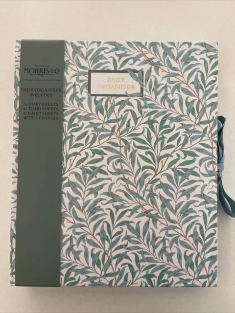 William Morris Daily Organiser Diary To Do Lined Dividers The Original Gift