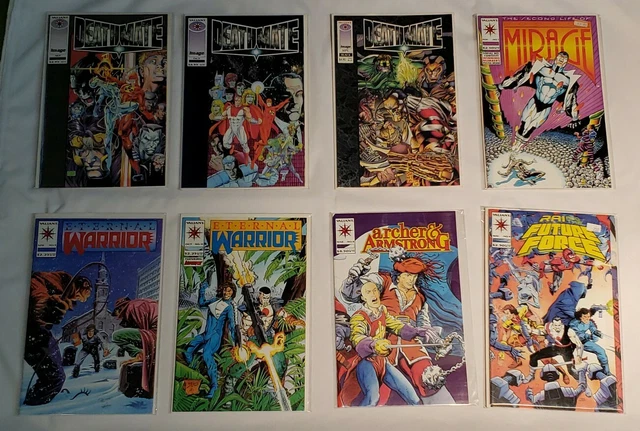Mixed Lot High Grade Valiant Titles Magnus Eternal Warrior Rai + Image Deathmate