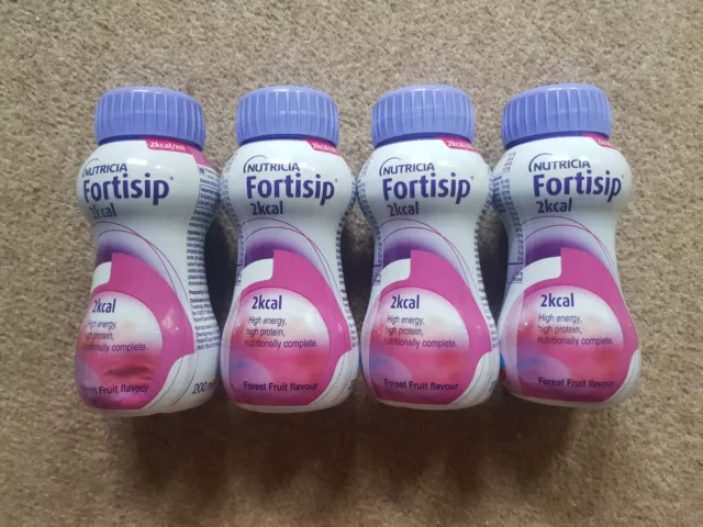  Fortisip Compact Protein Forest Fruits Flavour 4 x 200ml EXP 06/24