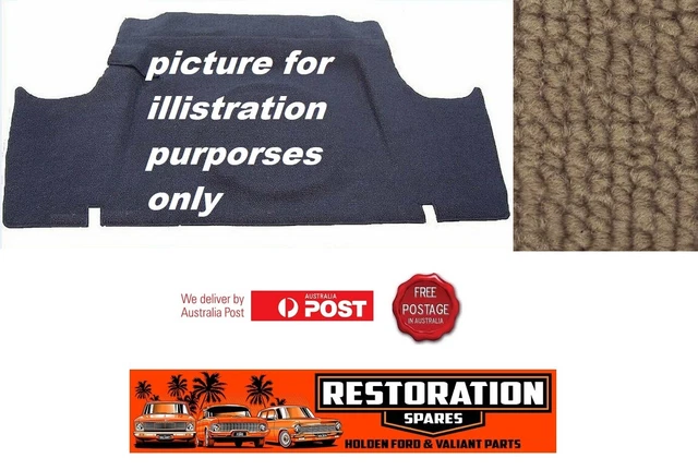Holden Hq Hj Hx Hz Sedan Monaro Coupe Boot Trunk Moulded Buckskin Loop Carpet