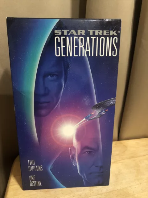 STAR TREK: GENERATIONS (VHS, 1995) Patrick Stewart, William Shatner $5. ...