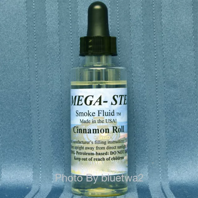 Mega Steam CINNAMON ROLL Smoke Fluid For Bachmann N G O HO Diesel Steam Engines