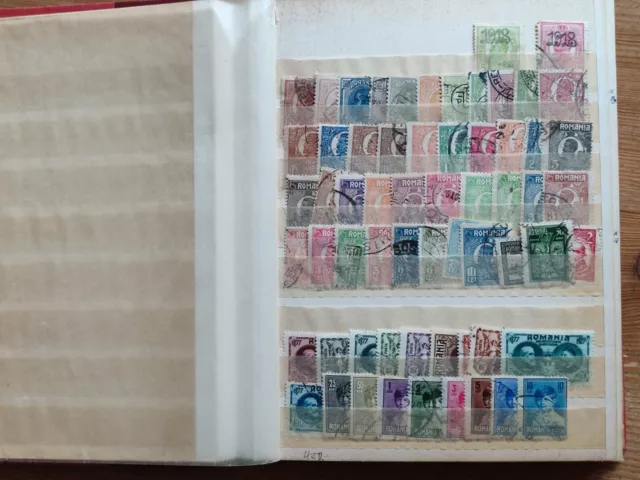 Briefmarken Rumänien kleines Album