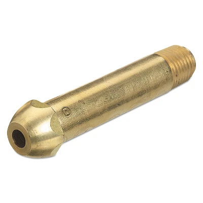 Regulator Inlet Nipple, 3,000 Psi, Brass, 1/4 in (Npt), Male, 3 in L, Cga-500,