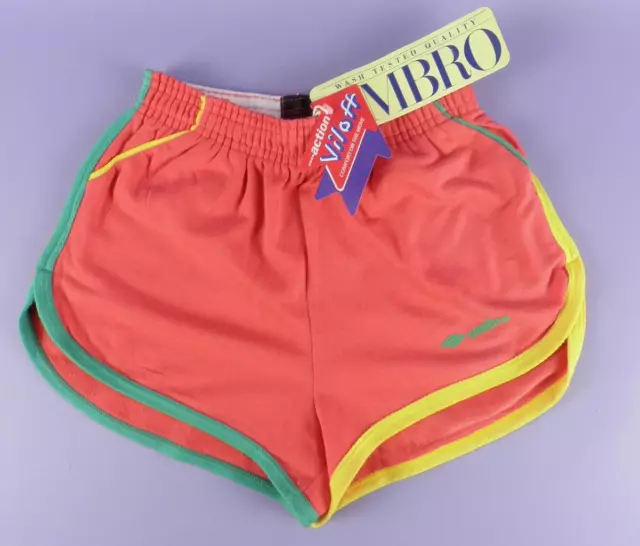 Umbro Ladies Size 12 Running Sports Shorts, Orange - True Vintage Unused Stock
