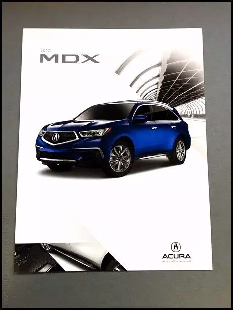 2017 Acura MDX Original Car Accessories Sales Brochure Folder
