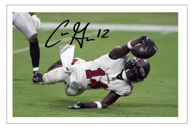 CHRIS GODWIN Signed Autograph PHOTO Print TAMPA BAY BUCCANEERS NFL Football