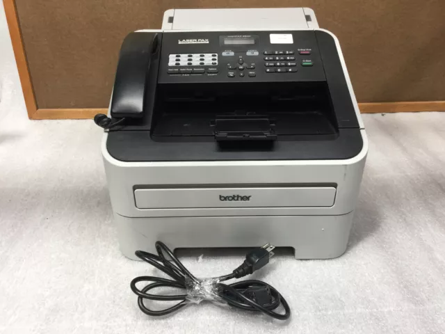 Brother IntelliFAX 2840 High-Speed Laser Fax Machine, 3k Pages - TESTED & RESET