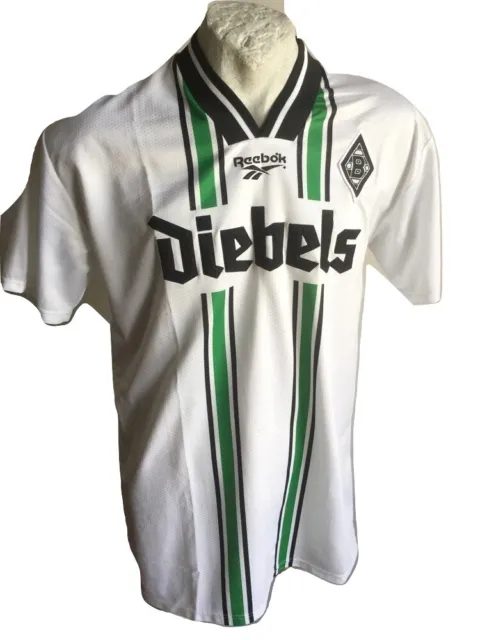 Trikot Fußball Reebok Borussia Mönchengladbach Diebels Fußball Trikot Vintage XL