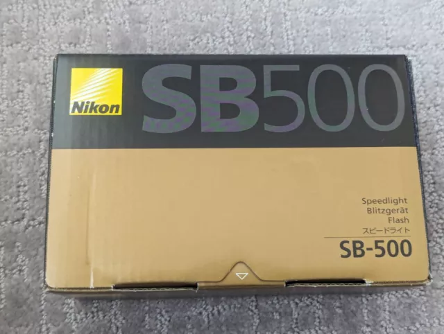 Unused Demo Nikon Speedlight SB-500 4814 AF Digital SLR Shoe Mount Camera Flash