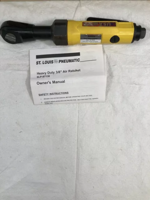 ST. LOUIS PNEUMATIC SLP-87138 Heavy Duty Ratchet, 3/8" 3