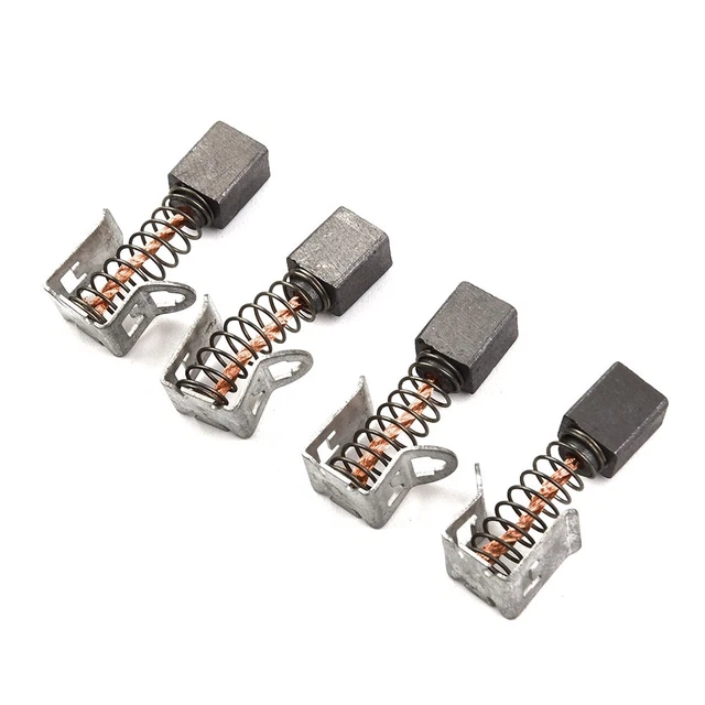 Lot De 4 Brosses En Carbone 1607014171 - Parfaites Pour Meuleuses D'Angle Bosch GWS20-230S, GWS24-180, GWS22-180 Et Plus