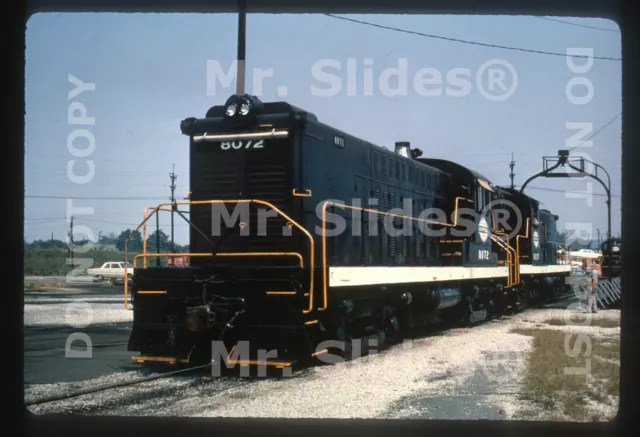 Duplicate Slide NYC New York Central Fresh Paint Baldwin RS12 8072 & RS12 8077