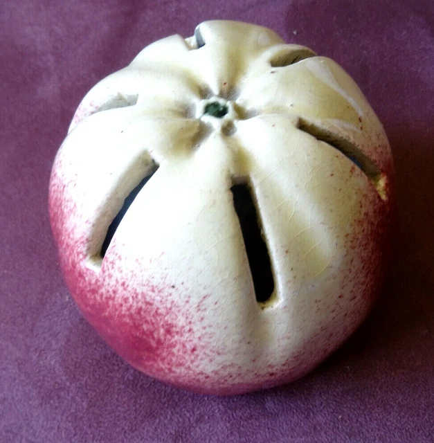 ancien TIRELIRE A CASSER pomme, sarregueminnes ?orchies ? onnaing barbotine