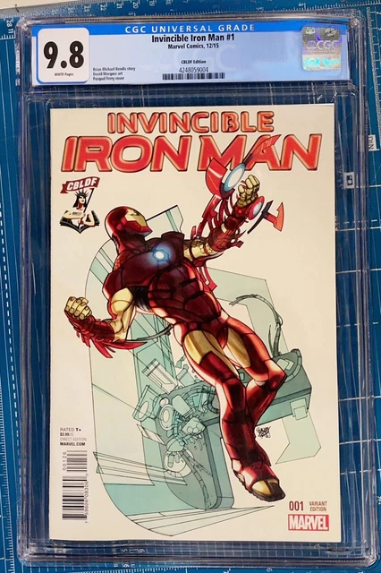 Invincible Iron Man #1 (2015)CLBDF Variant CGC 9.8  (H/P)
