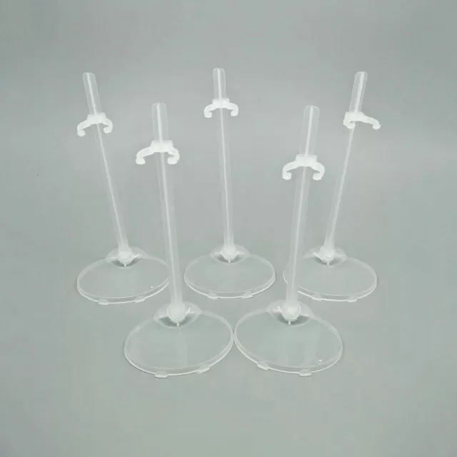 10x Doll Display Stand Holder Clear for 11.5'' Toys Model Support Tools Supplies