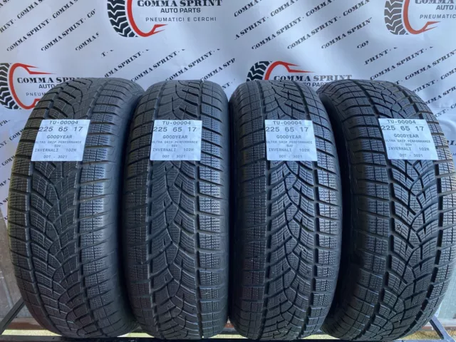 4 pneumatici 225/65 R17 goodyear invernali km0