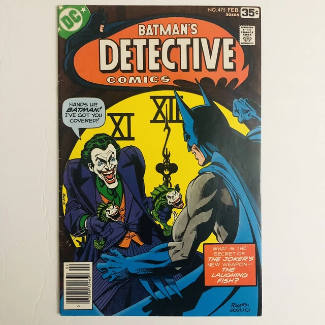 DC Comics Detective Comics 475 Joker Laughing Fish Classic Cover 1978