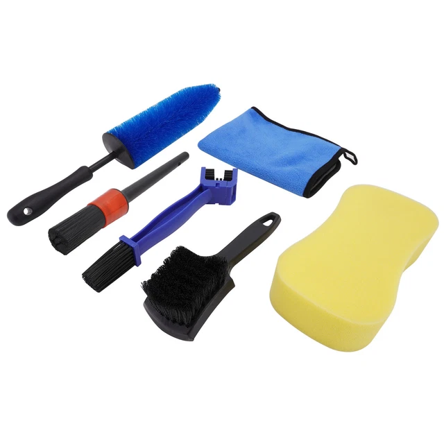 Motorcycle Cleaning Brush kit For Universal Off Road Dirt Bike Plastic