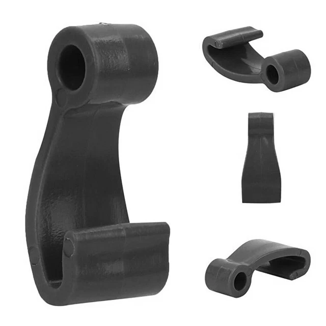 Gancho de lona 2G gancho de barco accesorios de barco accesorios de kayak gancho de plástico negro