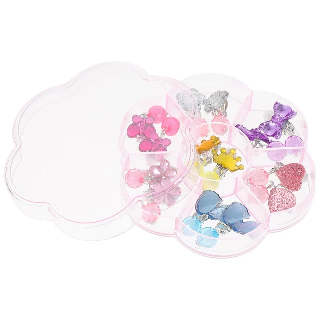 10 Paia Orecchini A Clip Per Bambine - Orecchini Colorati Senza Foro - Accessori Moda Infantile - Regalo Perfetto - Foto 7