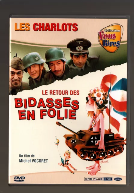 LE RETOUR DES BIDASSES EN FOLIE   CHARLOTS  Luis REGO / Roger CAREL  DVD ZONE 2