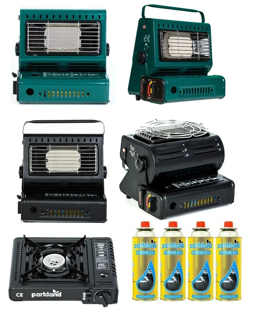 PORTABLE BUTANE GAS Heater Stove Safe Grill Carry Handle Outdoor