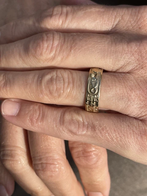 9CT GOLD HEAVY Irish Friendship Ring Grams￼ PicClick UK