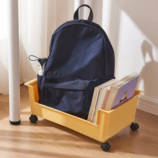 Scatola portaoggetti grande capacità con puleggia impermeabile organizzatore libro dormitorio