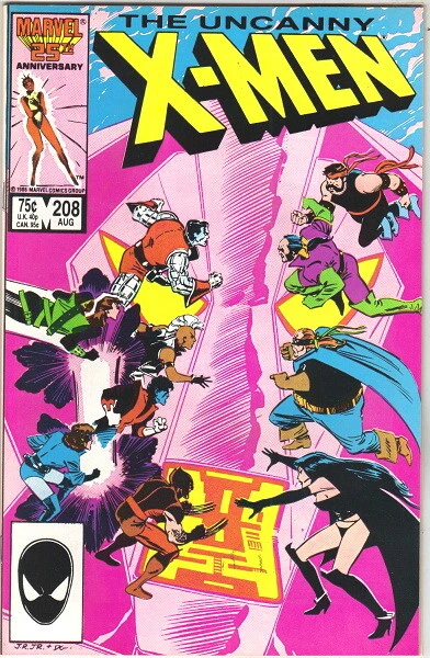 The Uncanny X-Men Comic Book #208 Marvel Comics 1986 VERY HIGH GRADE UNREAD NEW