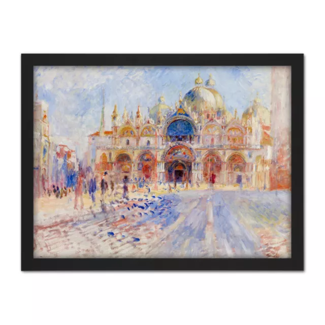 Pierre Auguste Renoir Piazza San Marco Venezia Stampa Arte Corniciata Grande