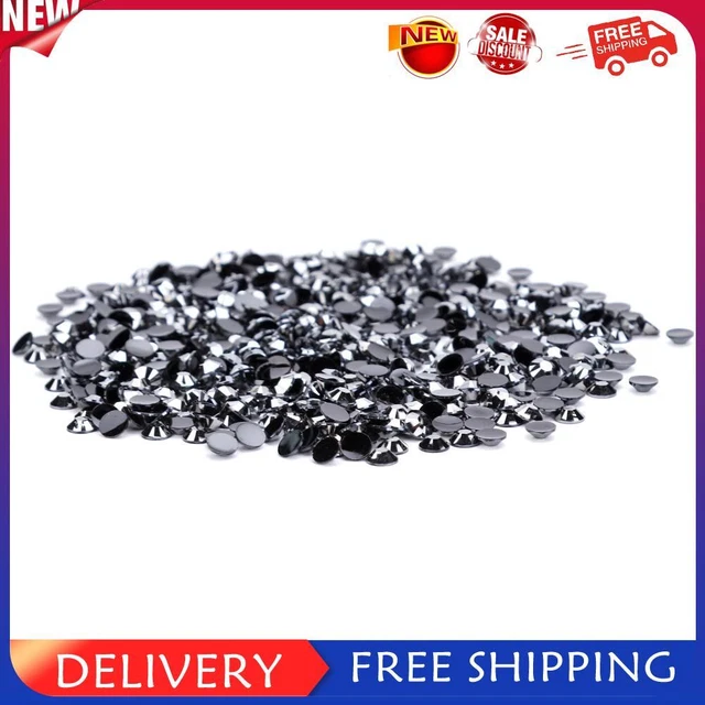 Prosperveil 30 g 6 mm Kristall flache Rückseite Strasssteine Strass Steine Rund