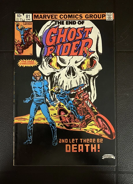Ghost Rider #81 Marvel Comics 1983 VF/NM Final Issue Low Print Run Rare HTF